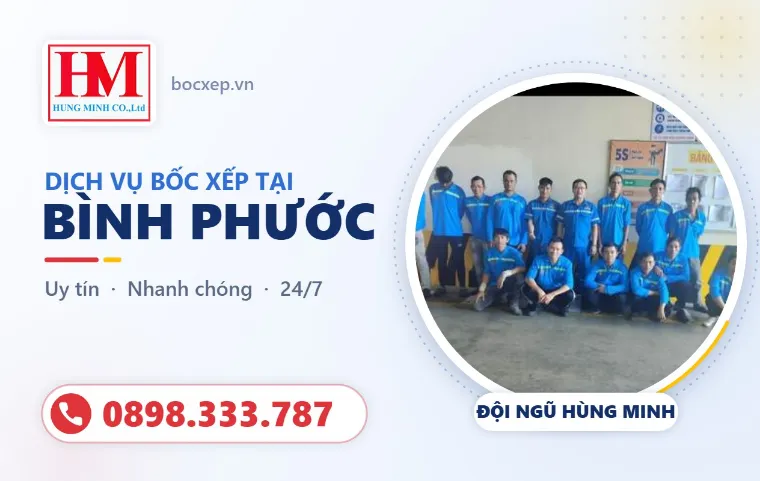CÔNG TY DỊCH VỤ BỐC XẾP TẠI BÌNH PHƯỚC
